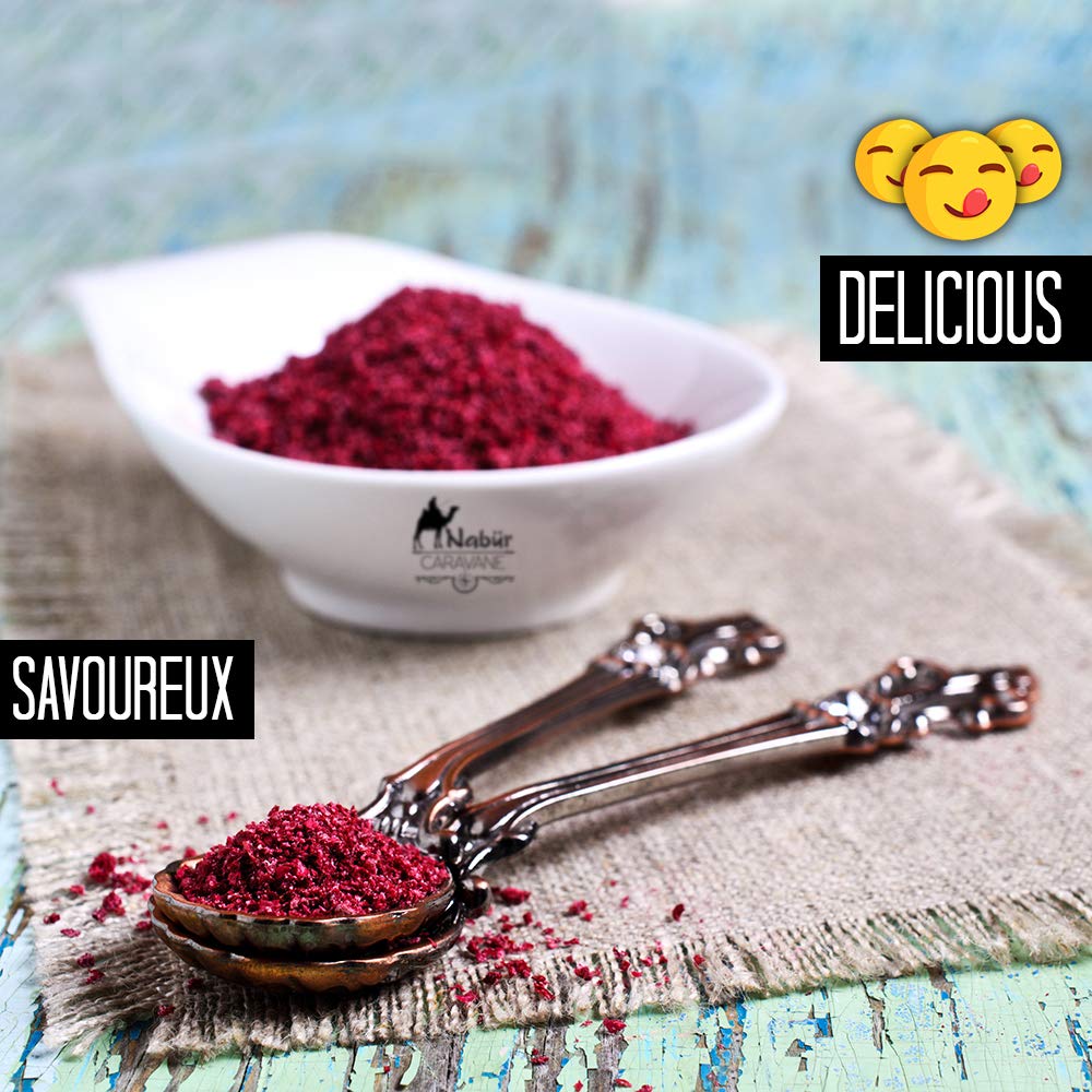 ⭐ Sumac Moulu 100 Gr ⭐ Nabür Gourmet ⭐ Frais, Riche, Fruité, et Authentique ❤️