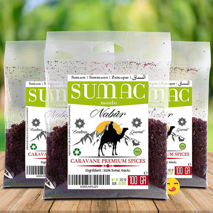 ⭐ Sumac Moulu 100 Gr ⭐ Nabür Gourmet ⭐ Frais, Riche, Fruité, et Authentique ❤️