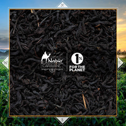 Thé Noir Bio Assam d'Inde 200 Gr ⭐ Nabür ⭐ Thé Noir Exotique, Aromatique, Certifié Ecocert