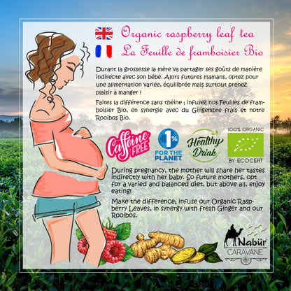 Tisane Feuilles de Framboisier BIO - Grossesse, Super-maman, Menstrue